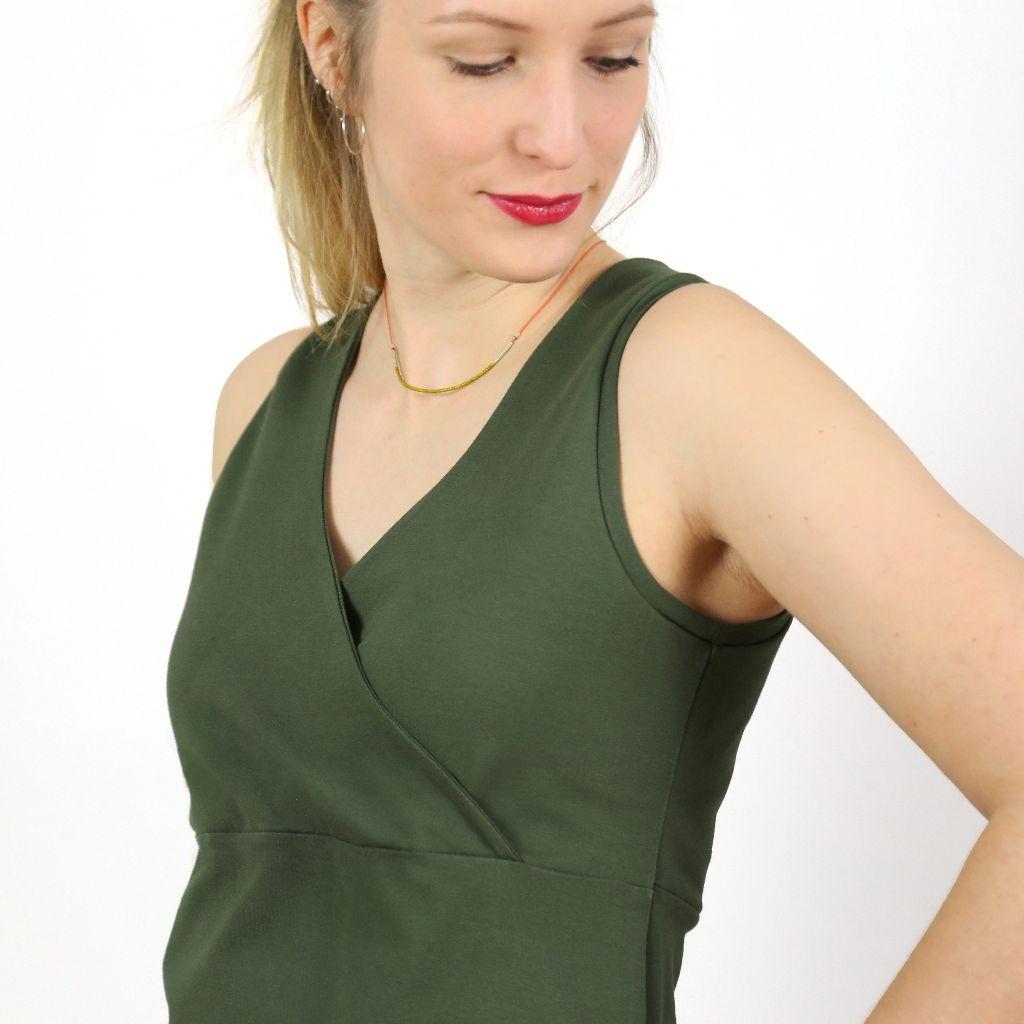 Papierschnittmuster Wickeltop Frau Luise XXS-XXL